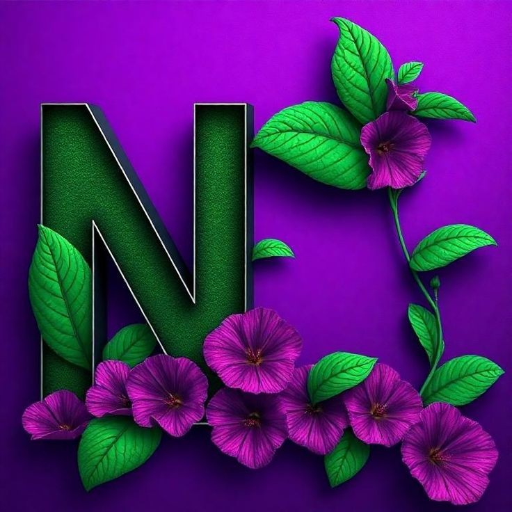 Flowers 2 — litera N
