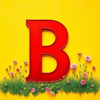 Flowers 3 — litera B