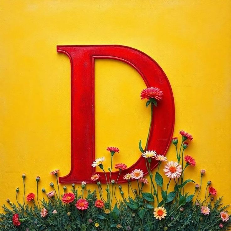 Flowers 3 — litera D