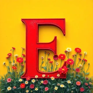 Flowers 3 — litera E