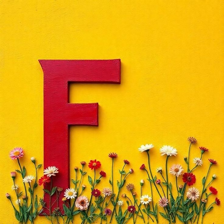 Flowers 3 — litera F