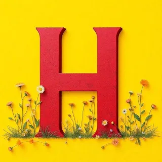 Flowers 3 — litera H