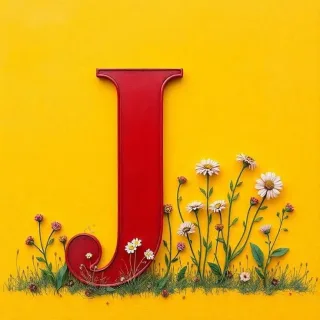 Flowers 3 — litera J