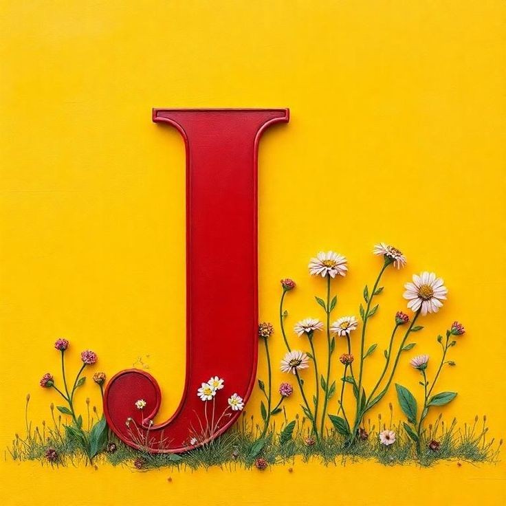 Flowers 3 — litera J