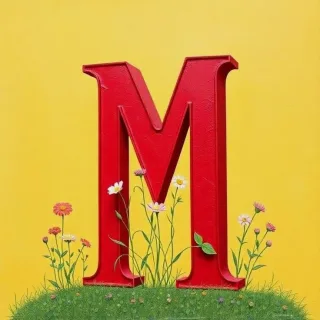 Flowers 3 — litera M
