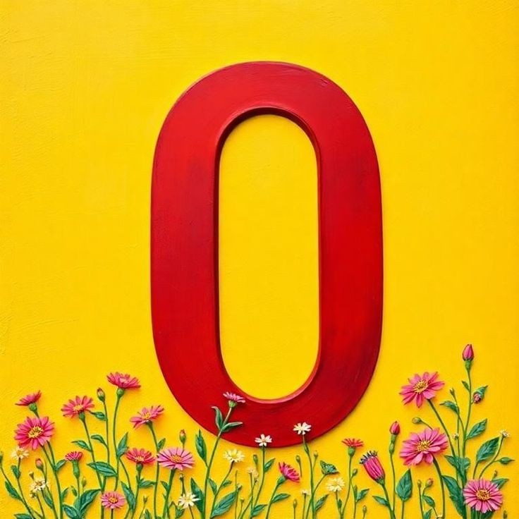 Flowers 3 — litera O