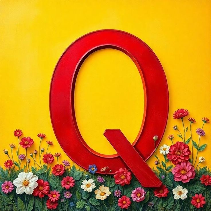 Flowers 3 — litera Q