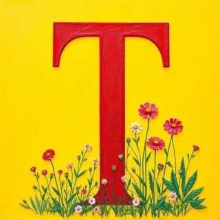 Flowers 3 — litera T