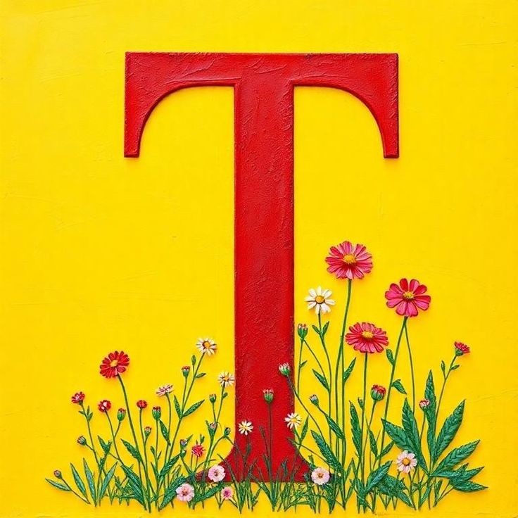Flowers 3 — litera T