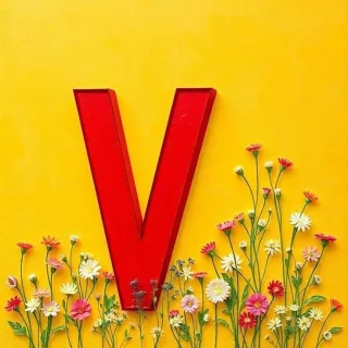 Flowers 3 — litera V