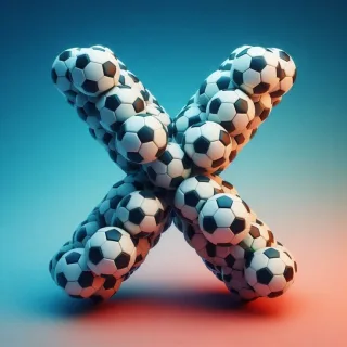 Football — litera X