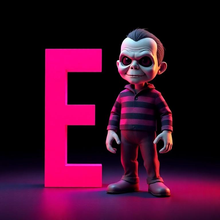 Freddy Krueger — litera E