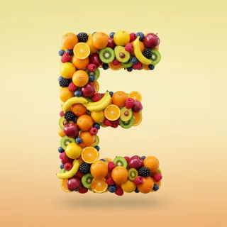 Fruit 2 — litera E (wariant 2)