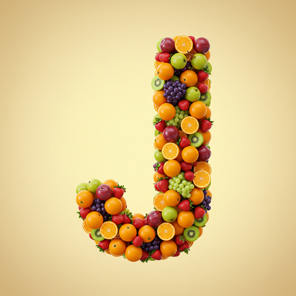 Fruit 2 — litera J (wariant 2)
