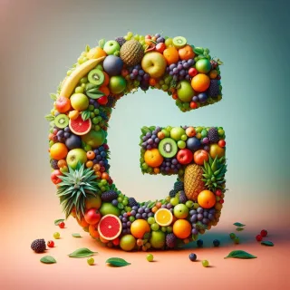 Fruit — litera G (wariant 2)