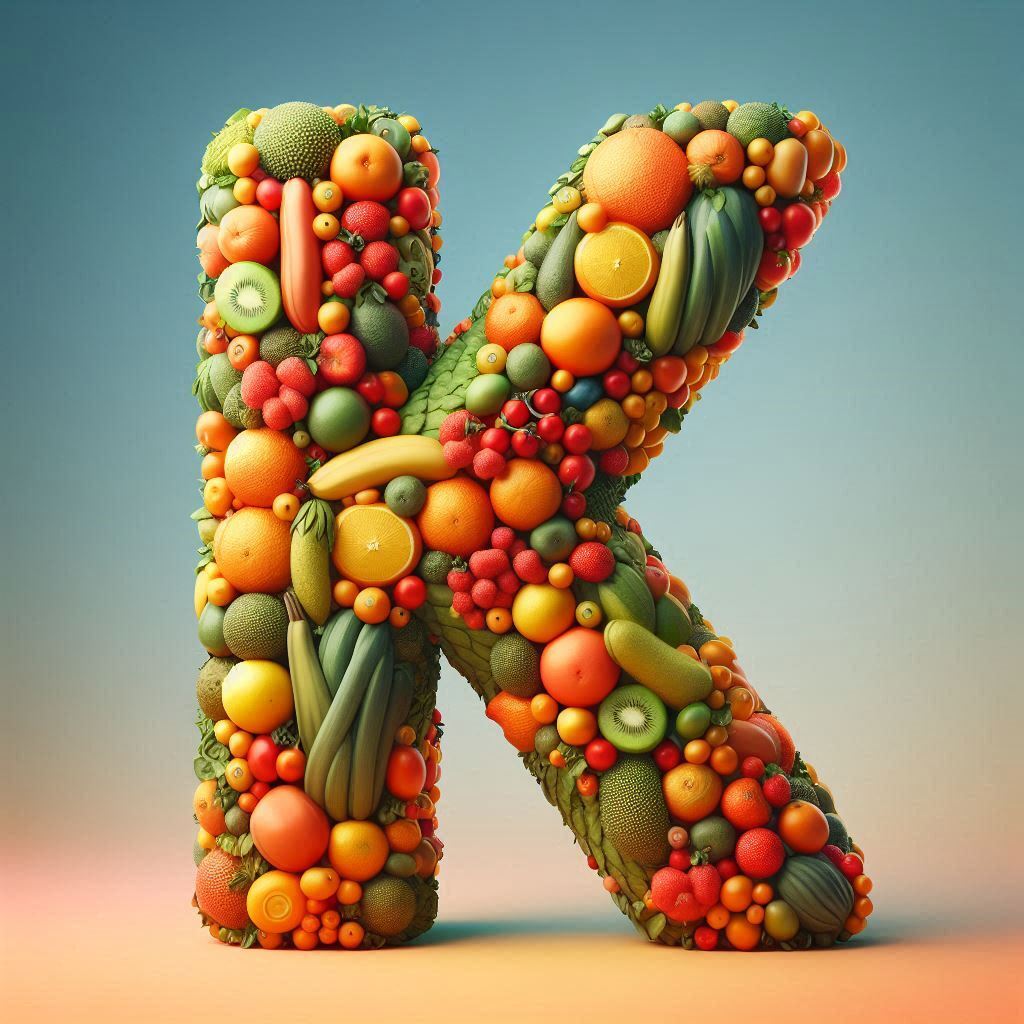 Fruit — litera K (wariant 2)