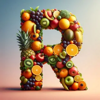 Fruit — litera R (wariant 2)