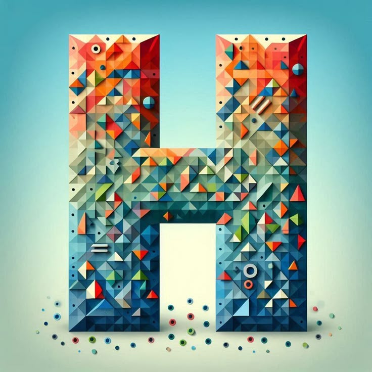 Geometric shapes — litera H