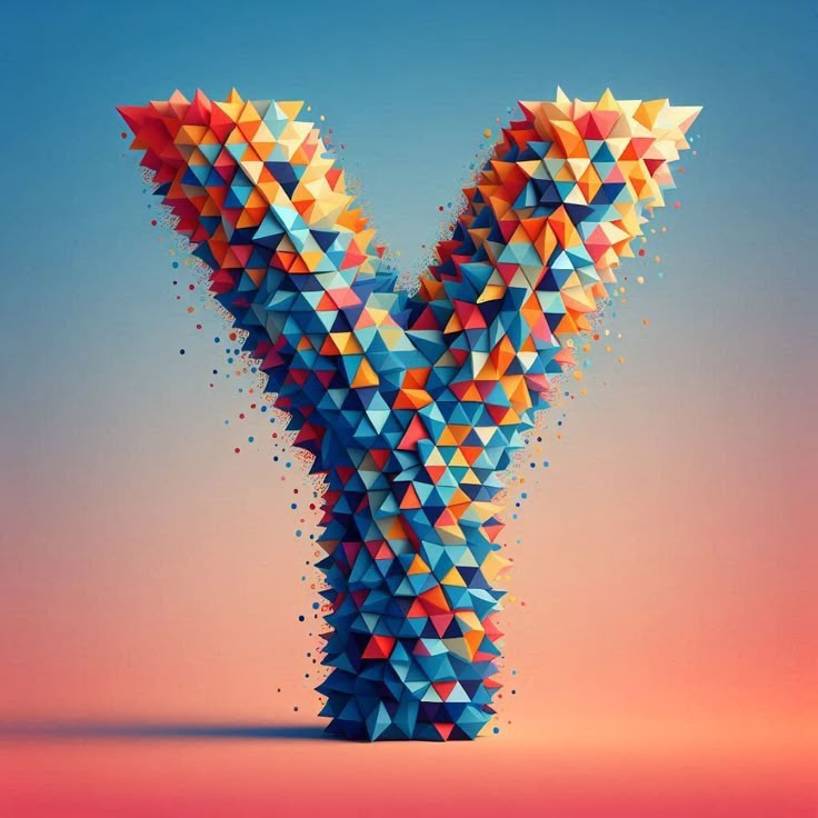 Geometric shapes — litera Y (wariant 2)