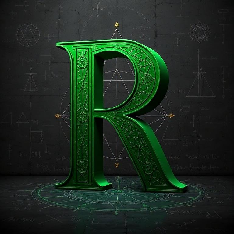 Geometric — litera R