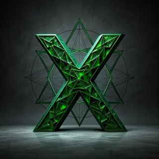 Geometric — litera X