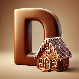 Gingerbread house 2 — litera D