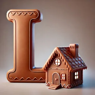 Gingerbread house 2 — litera L