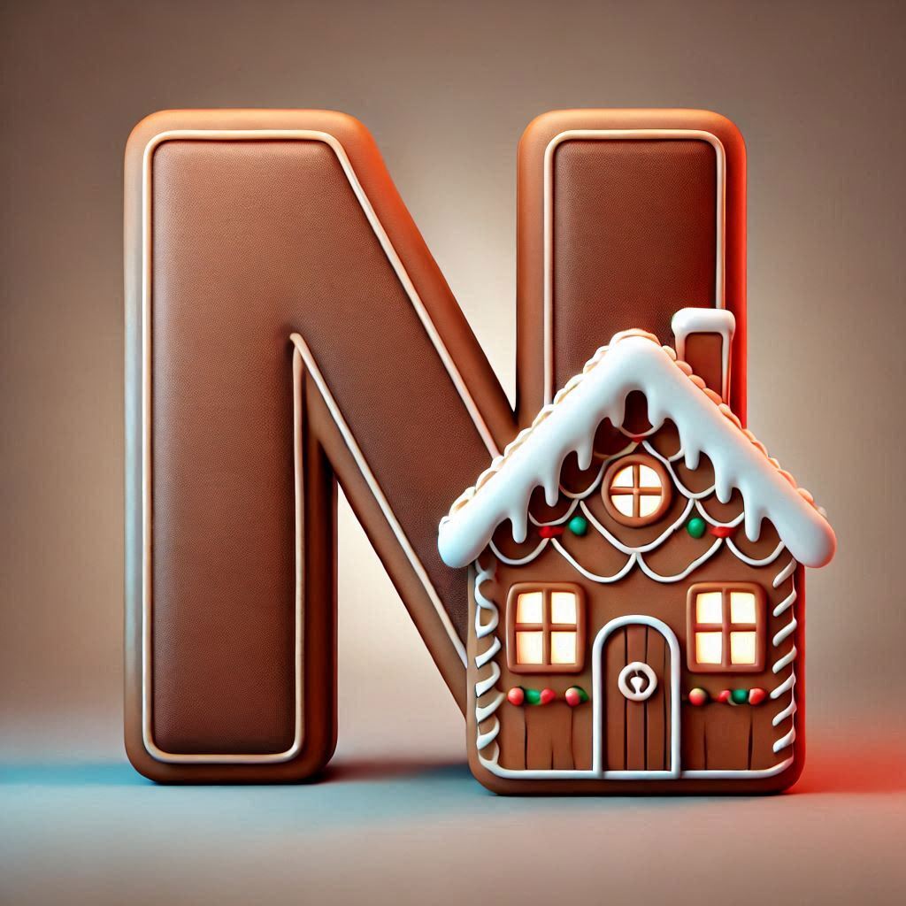 Gingerbread house 2 — litera N