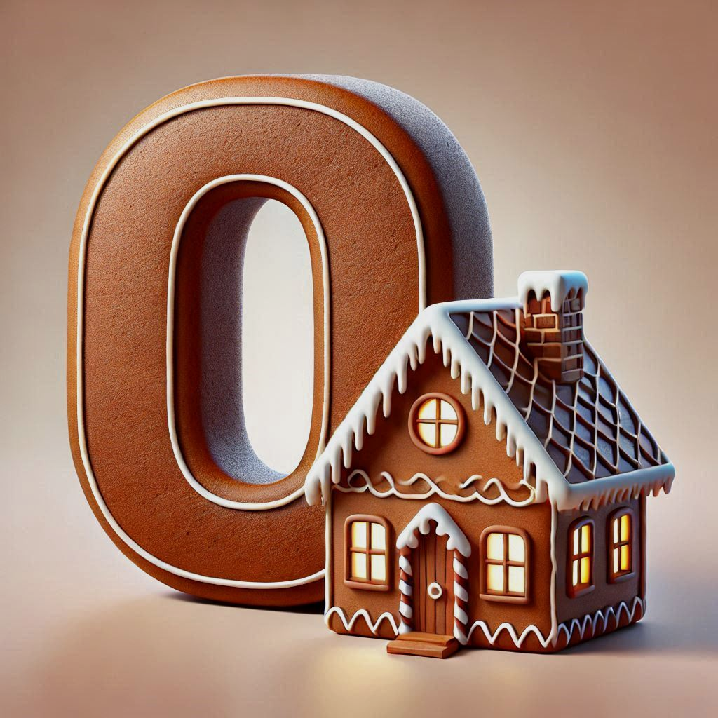 Gingerbread house 2 — litera O