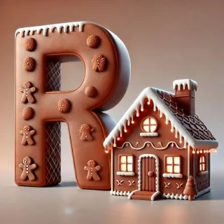 Gingerbread house 2 — litera R