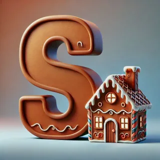 Gingerbread house 2 — litera S