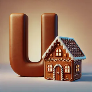 Gingerbread house 2 — litera U