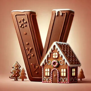 Gingerbread house 2 — litera V