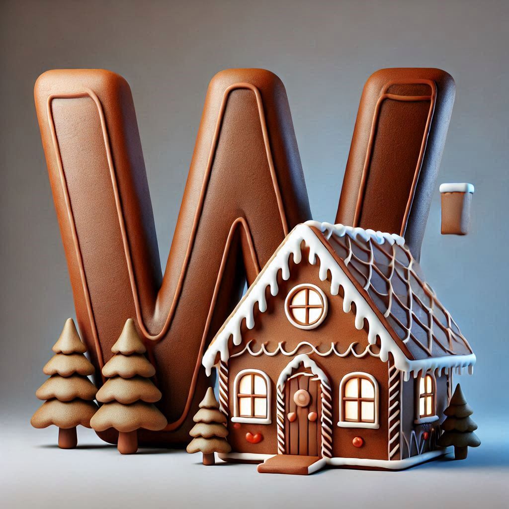 Gingerbread house 2 — litera W