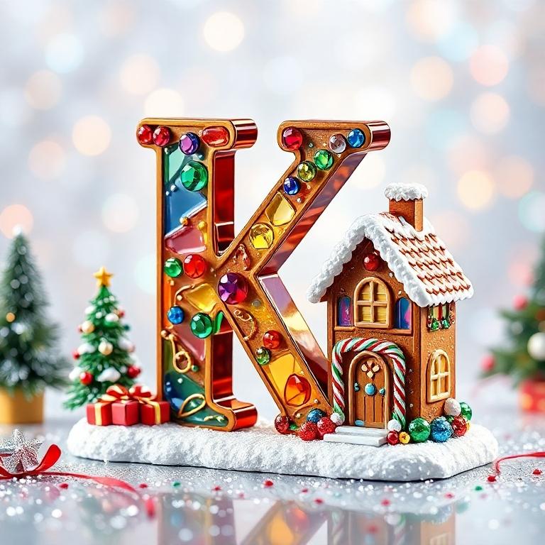 Gingerbread house — litera K