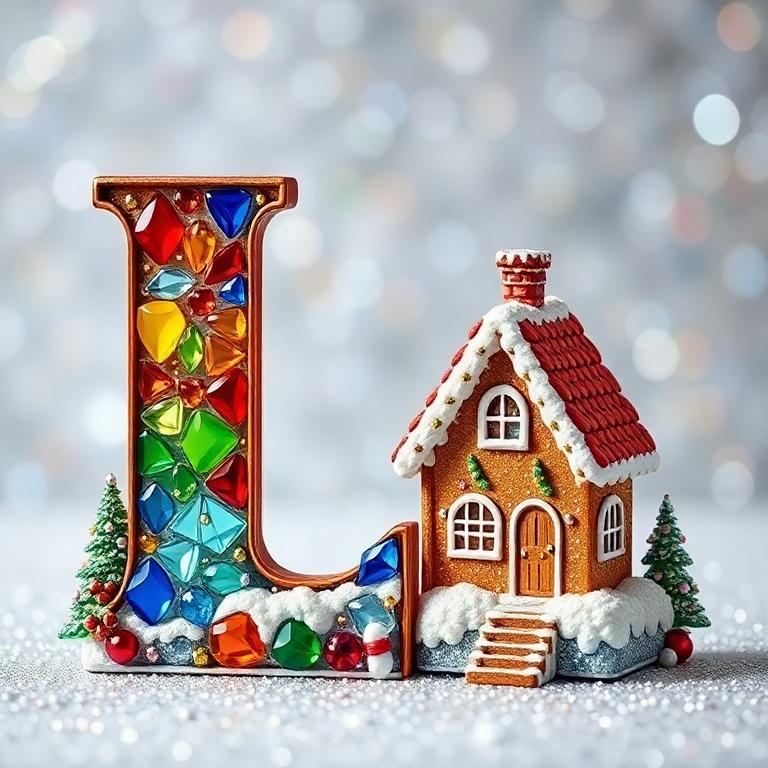 Gingerbread house — litera L