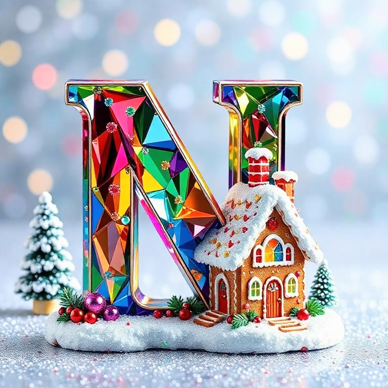 Gingerbread house — litera N
