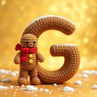 Gingerbread man — litera G