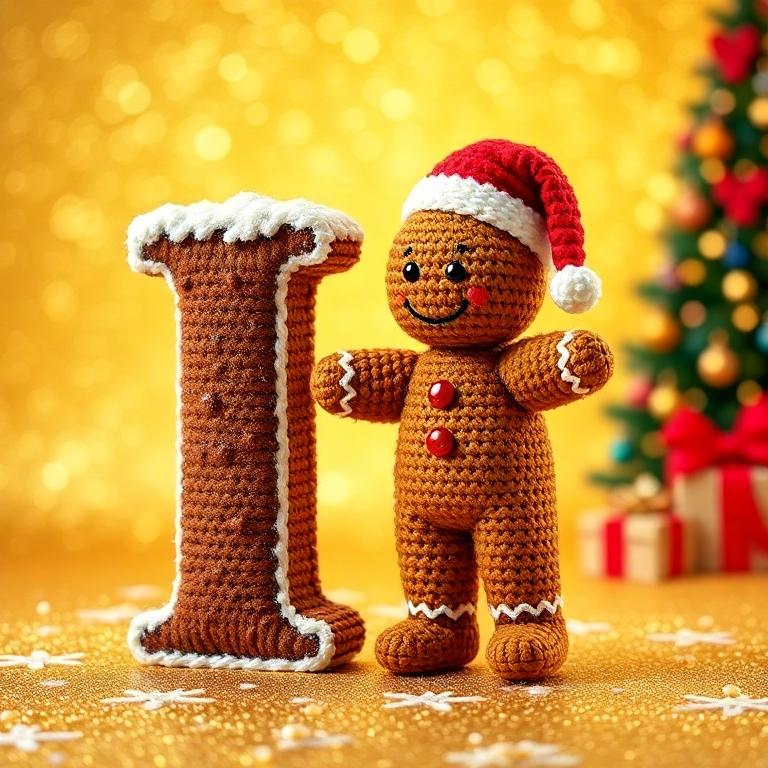 Gingerbread man — litera I
