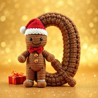 Gingerbread man — litera Q