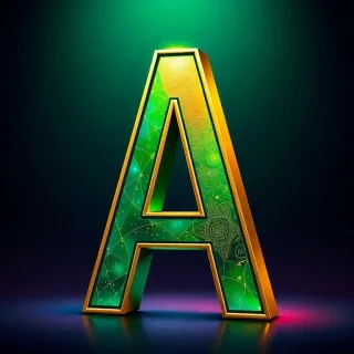 Gold and green bright