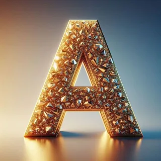 Gold crystal