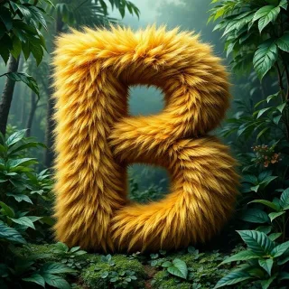 Gold fur — litera B