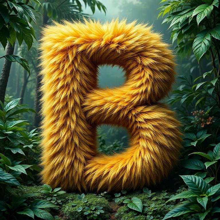 Gold fur — litera B