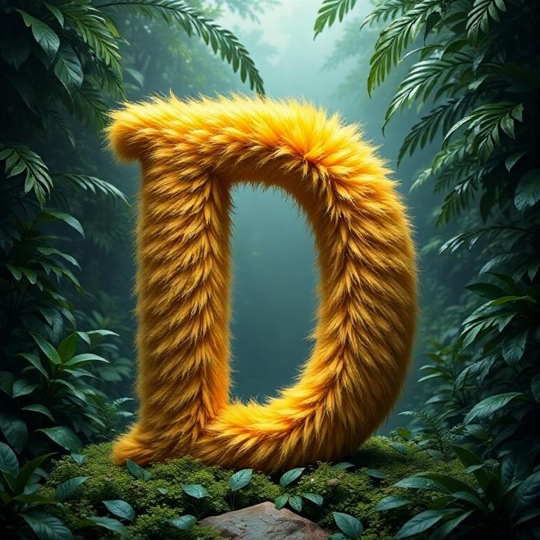 Gold fur — litera D