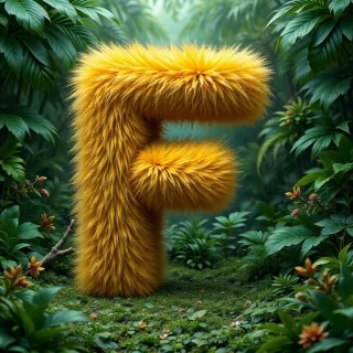 Gold fur — litera F