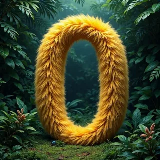 Gold fur — litera O