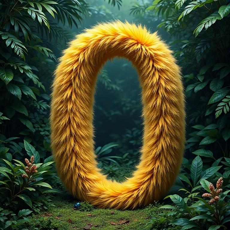 Gold fur — litera O