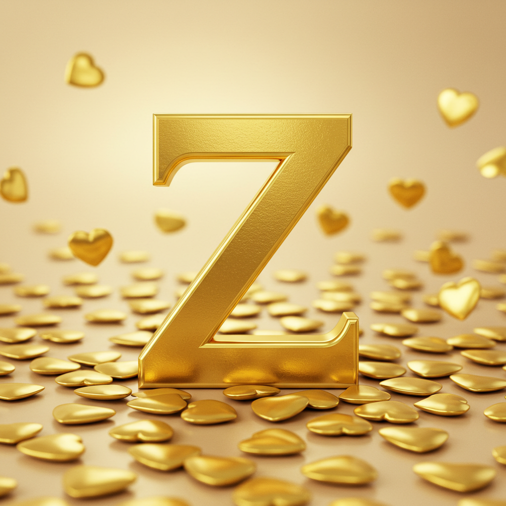 Golden hearts — litera Z