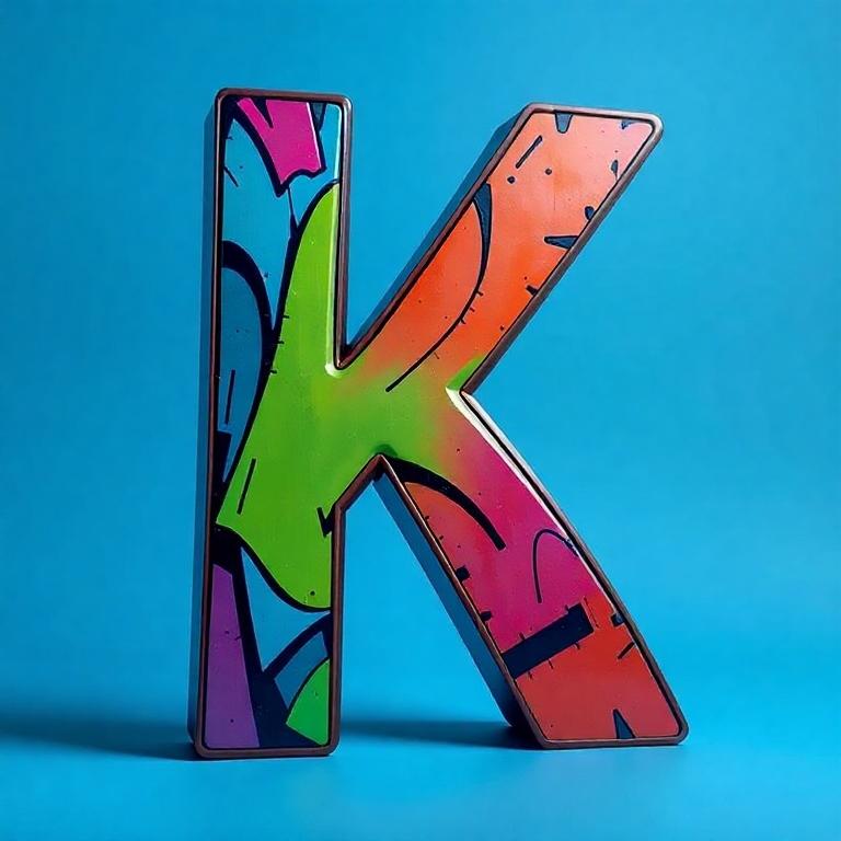 Graffiti — litera K